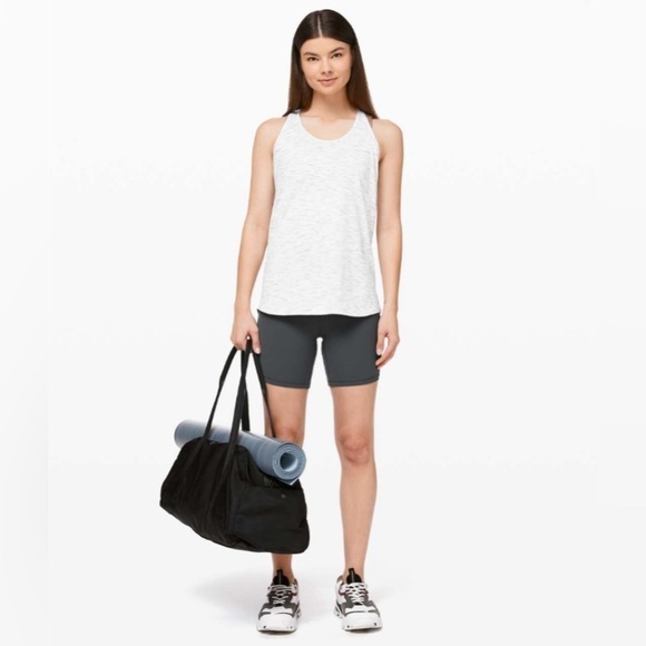 Lululemon Essential Tank in Tiger Space Dye Hail White women’s size 10 - Picture 7 of 10